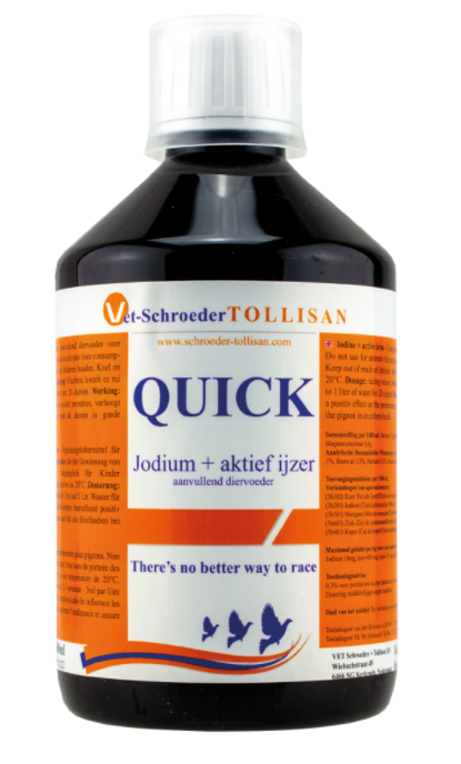 Quick iodine iron complex
